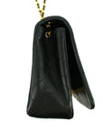 Chanel Matelasse Lambskin Black Single Flap Shoulder Bag