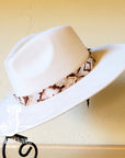 **Sienna Laredo Embossed Leather Hat Band Only 950g
