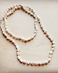 Boho Beaded Layering Necklace in White Turquoise 254q