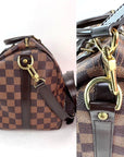 LOUIS VUITTON Speedy 30 Bandouliere Damier Ebene Satchel Hand Bag