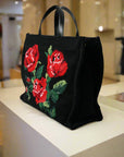 Dolce & Gabbana Embroidered Floral Tote