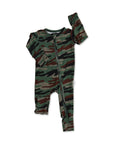 Bamboo Baby Pajama Sleepies Little Baby Zip Camo