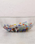 NOVICA Confetti Festival Blown Glass Serving Bowl