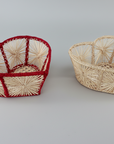 Heart Handwoven Iraca Palm Basket