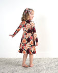Kamila Tutu Dress Bamboo Kids Clothing Toddler Floral Fall