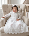 Nicolette's Couture The Julia Christening Gown