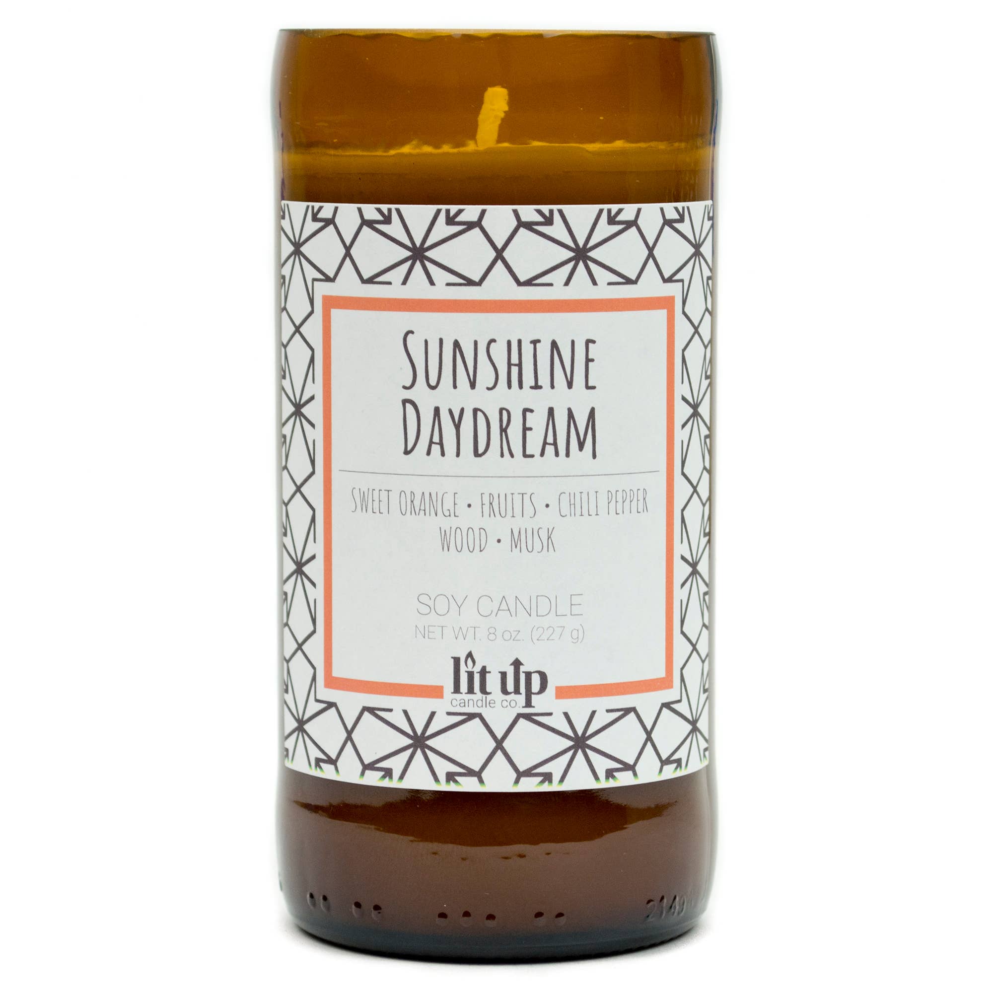 Lit Up Candle Sunshine Daydream