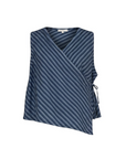 Citron Bleu Pinstripe Vest 20134-N16