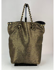 Louis Vuitton Metallic Jacquard double Jeu Soft Gold Tote