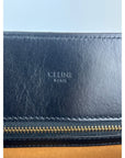 Celine Triomphe Vertical Cabas Black Monogram Canvas Tote