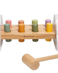 Montessori Hammer Bench & Wooden Pounding Toy for Toddlers