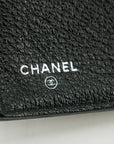 Chanel Matelasse Bicolor Long Trifold Embossed Wallet Pink