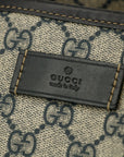 Gucci GG Supreme Canvas Coated Blue Shoulder Bag SKU-