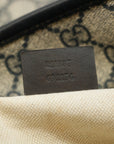 Gucci GG Supreme Canvas Coated Blue Shoulder Bag SKU-
