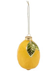 Lemon Glass Christmas Ornament