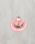 Glass Pink Cowgirl Hat Ornament