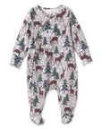 Tesa Babe Christmas Bamboo Baby Zipper Romper