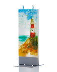 Flatyz Candle Red & White Lighthouse Candle