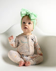 Bamboo Baby Pajama Sleepies Little Baby Zip Arlo