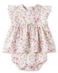 Bunny Blooms Baby Girl's Bamboo Skirted Bodysuit for Easter