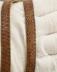Fendi FF Zucchino Patter Beige Shoulder Bag