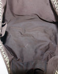 Fendi FF Zucchino Patter Beige Shoulder Bag
