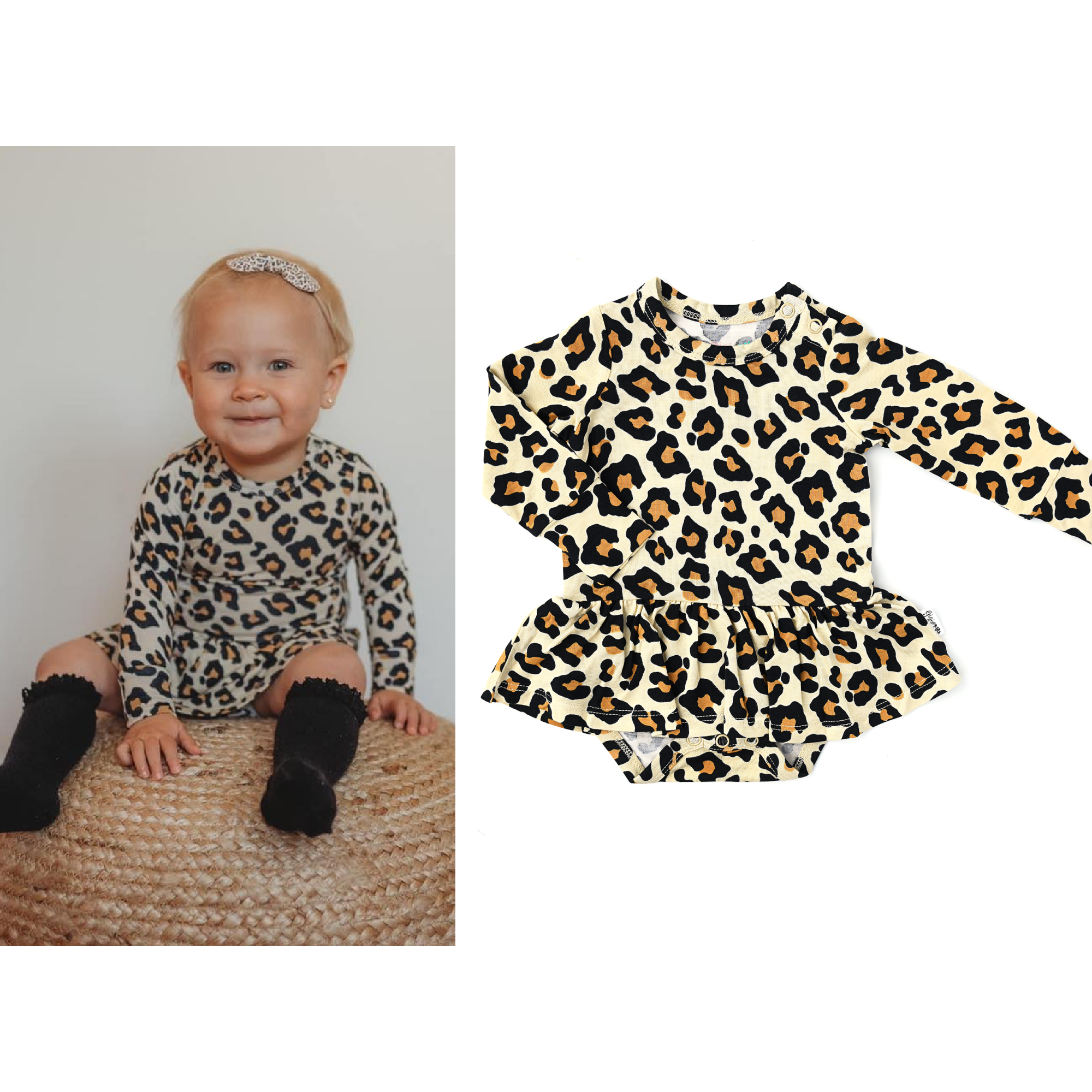 Gigi and Max Gia Leopard Snap Tutu