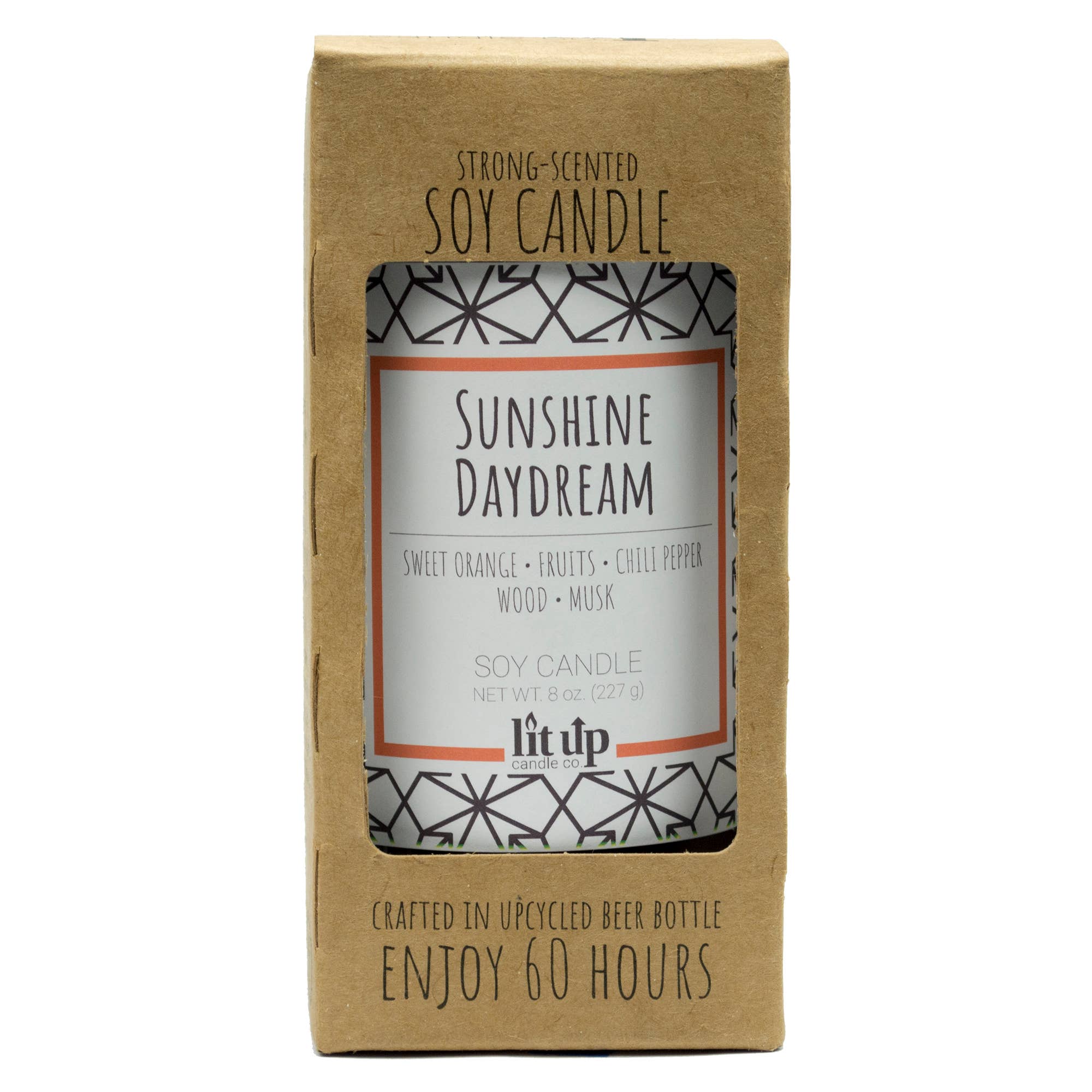 Lit Up Candle Sunshine Daydream
