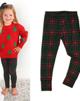 Kane Tartan Leggings Bamboo Baby Childrens Christmas