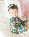Jolie Floral Ruffle Zip One Piece