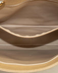 Chanel Beige Caviar Skin Quilted Matelase Shoulder Bag