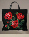 Dolce & Gabbana Embroidered Floral Tote