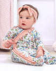 Tesa Babe Meadow Fields Bamboo Zipper Romper