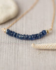 Seaside 15.5-17.5" Kyanite Bar Necklace
