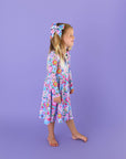 Pippa Floral Tutu Dress Bambo Valentines Day Outfit