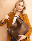 JEN & CO. Alexa 2-In-1 Concealed Carry Hobo Bag
