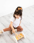 Montessori Hammer Bench & Wooden Pounding Toy for Toddlers