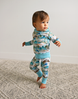French Terry Bamboo Two Piece Hoodie Set Everest Mountain