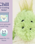 Warmies Junior Green Dinosaur