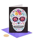 Papyrus Día De Los Muertos Sugar Skull Card