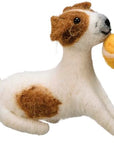 Playful Dog With Tennis Ball Critter