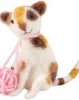 Kitten Yarn Ball Critter Ornament