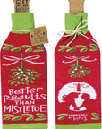 Better Results Than Mistletoe Wine Bottle Sock