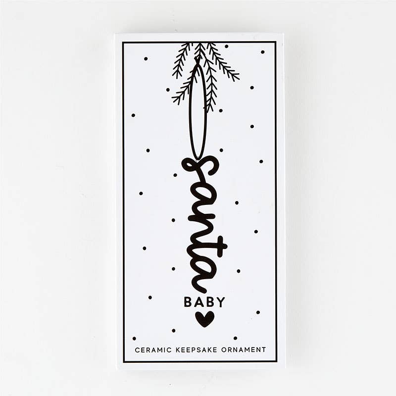 Stephan Baby Santa Baby Christmas Ornament