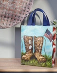 Military Boots Daily Tote