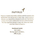 Papyrus Valentine's Day Card