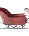 Vintage Decorative Red Christmas Sleigh