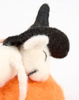 Sleepy Witch Mouse Critter Decor