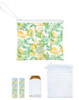 Lilly Pulitzer Beach Day Make Lemonade Water Resistant Pouch Set