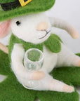 St. Paddy & Shamrock Mouse Critter Ornament